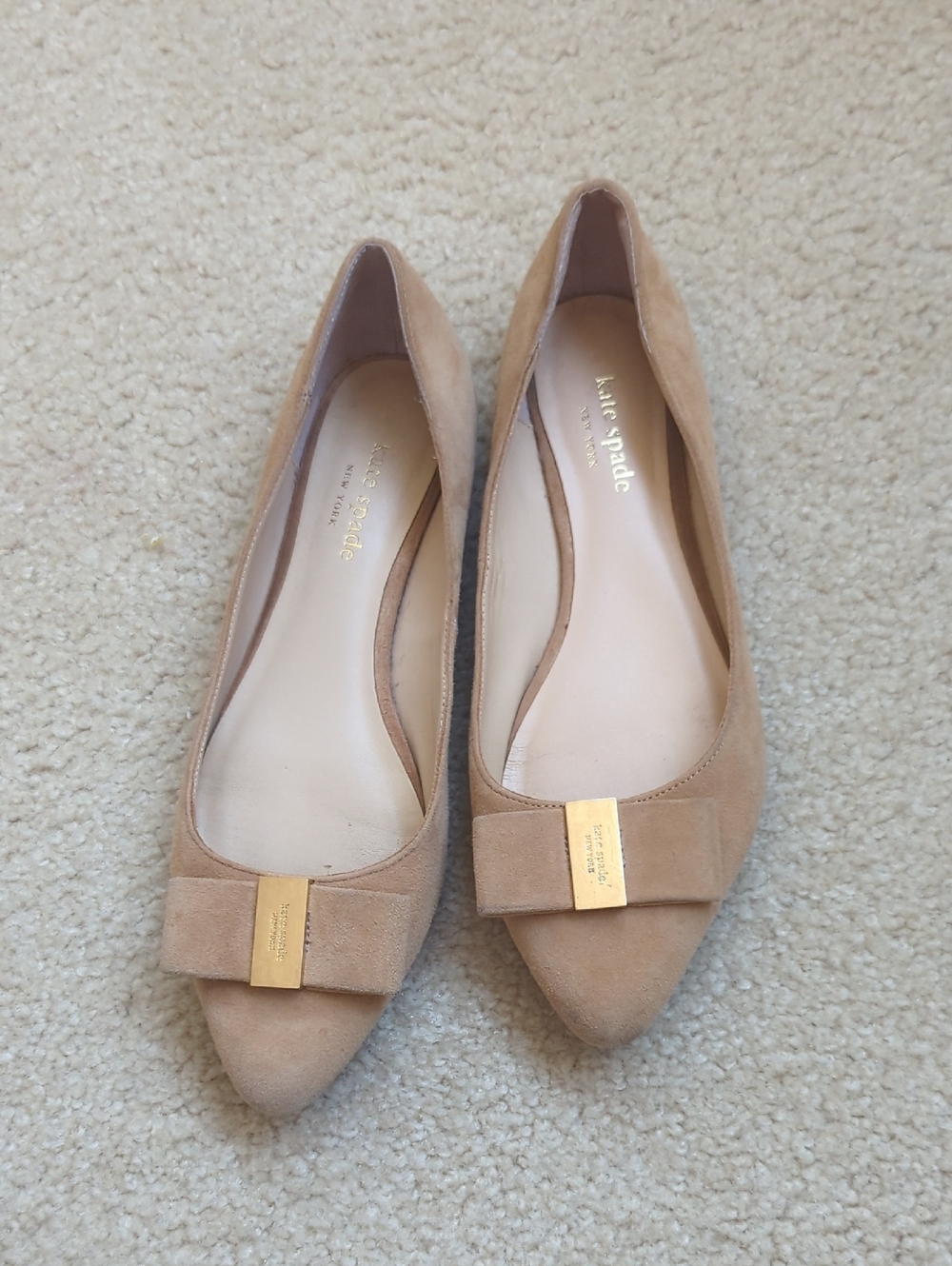 Cute Tan Kate Spade Flats